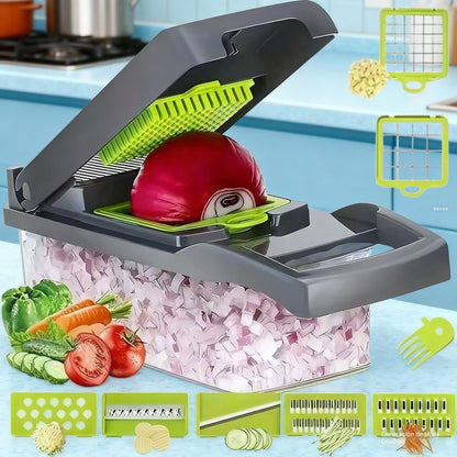 Cortador de verduras multifuncional: una herramienta de cocina imprescindible.