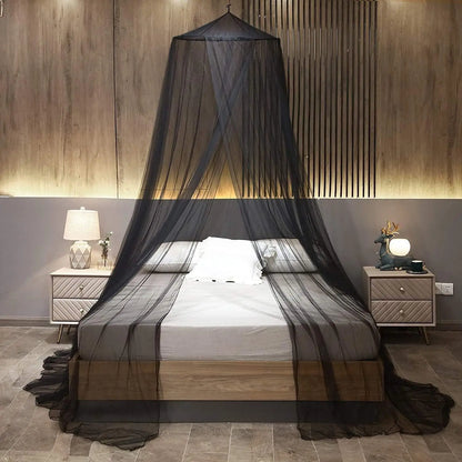 Dosel de cama con mosquitera en forma de cúpula - Tienda de campaña con dosel para cama estilo princesa