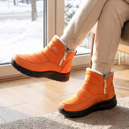🧡【36-45-ös méretek】6 színű vízálló téli hótaposó vastag polár béléssel 😍