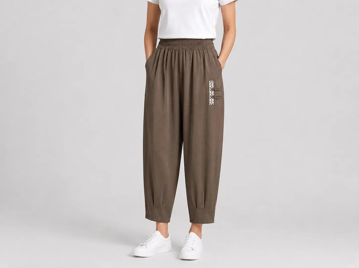 🔥【45% OFF】🔥【M–4XL】 👖 Lagane i prozračne ljetne pamučno-lanene hlače – moderne ležerne hlače do gležnja