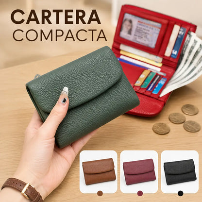 ⏰Cartera unisex Pebble de piel auténtica con protección RFID🔥