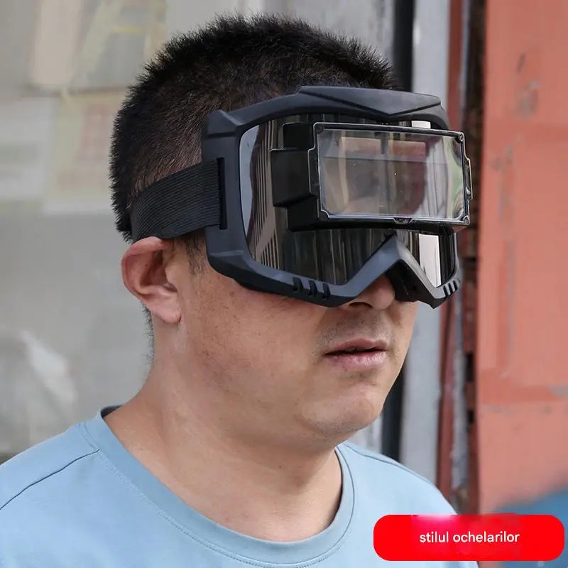 🔥Teljes arcra hegesztő maszk automatikus fényváltással