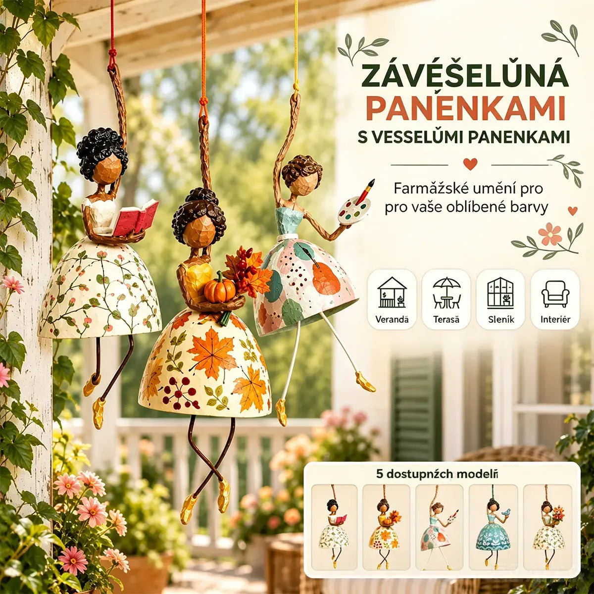 ✨ Vidám, függő dekoráció táncos stílusban