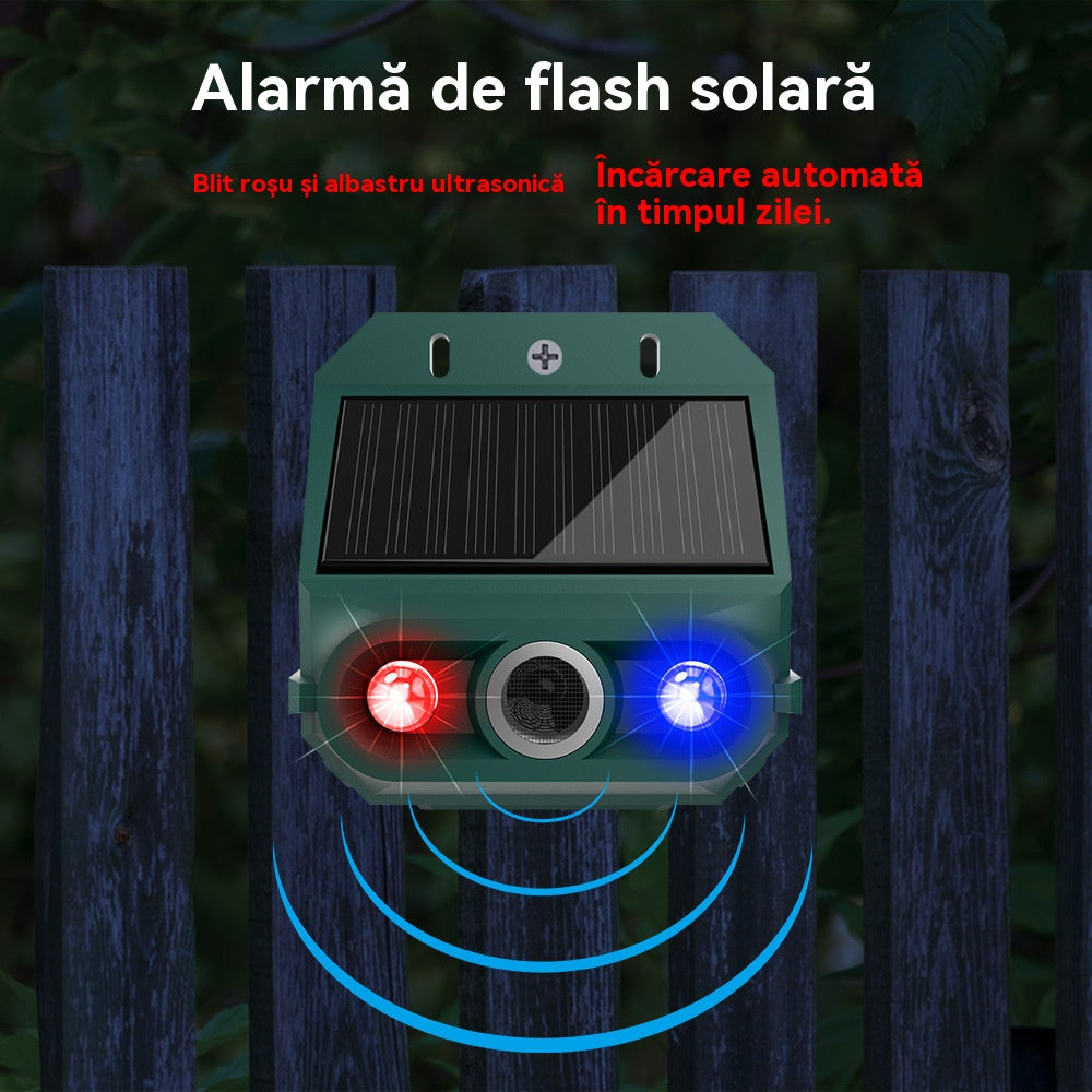 🔥Ovocný sad jazierko ryžové pole solárny zvukový a svetelný alarm Odpudzovač vtákov alarm