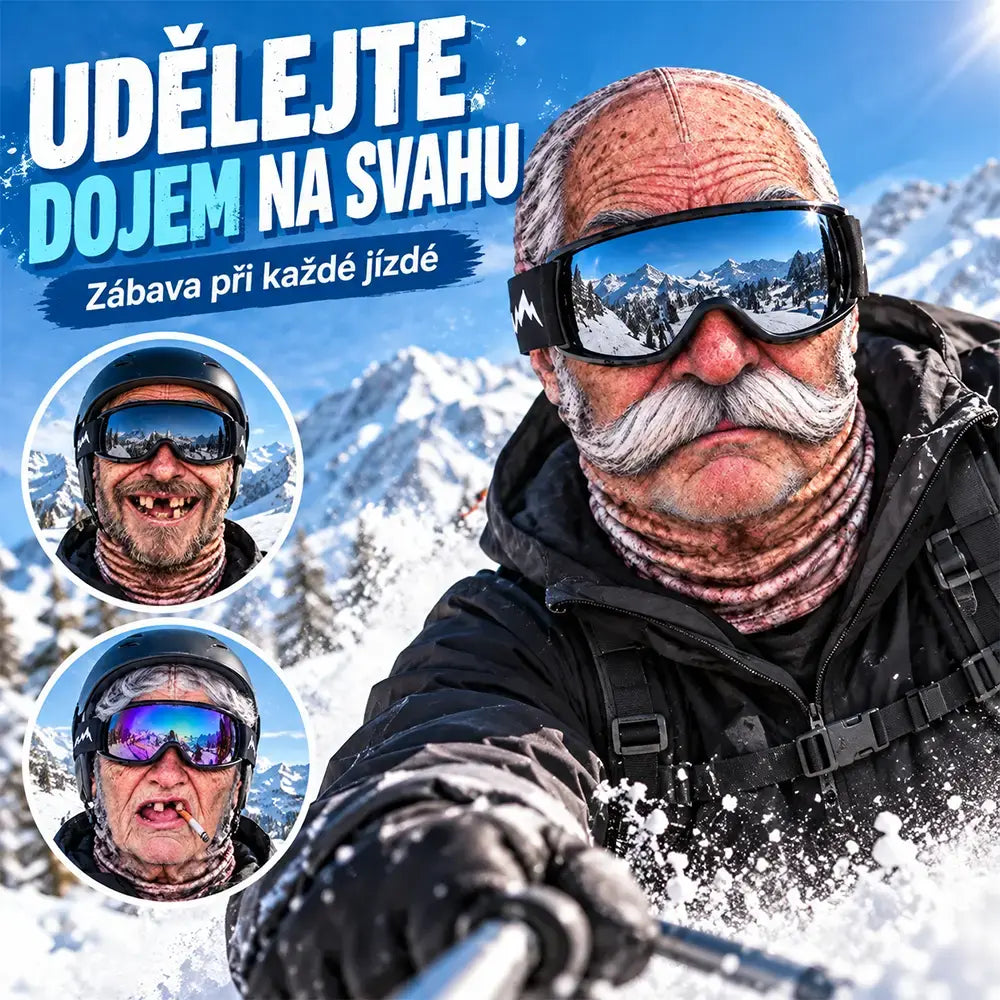 🔥😎 Zabavna in topla 3D maska za obraz za zimske športe na prostem
