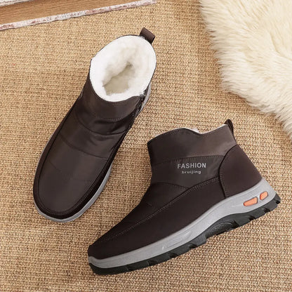 🔥30% KEDVEZMÉNY🔥【39-45】👟Férfi téli cipő: tiszta pamut, gyapjúbéléses, bársonyos és vastag szőrmés