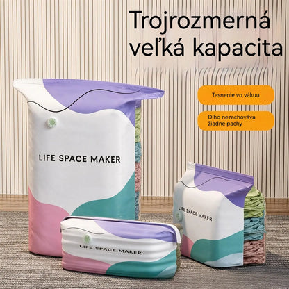 👕📦Kompressziós zsákok ruhák tárolásához – nincs szükség porszívóra, megerősített kialakítás.