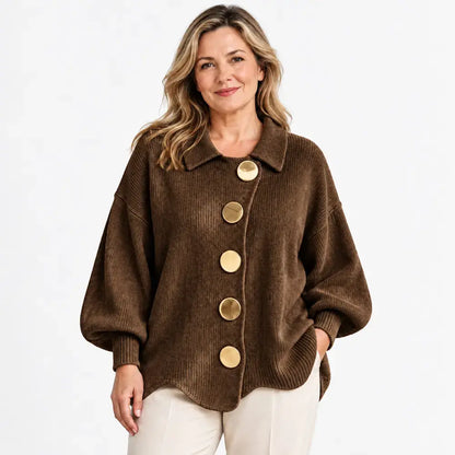 🤎Laza, elegáns kordbársony kardigán🧥