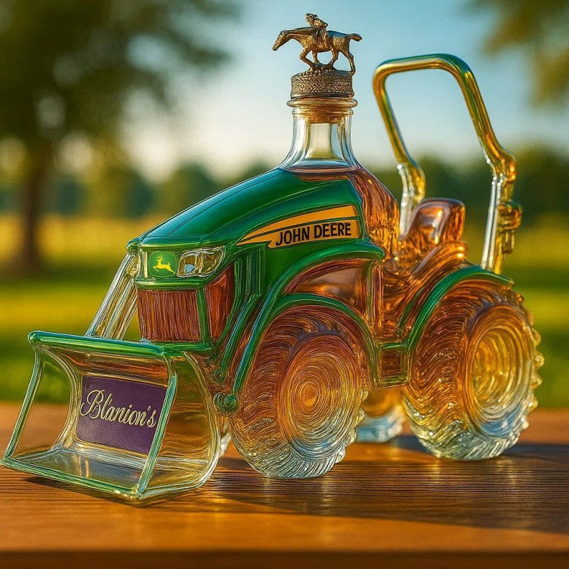 🥂Vidám traktor alakú whiskysüveg