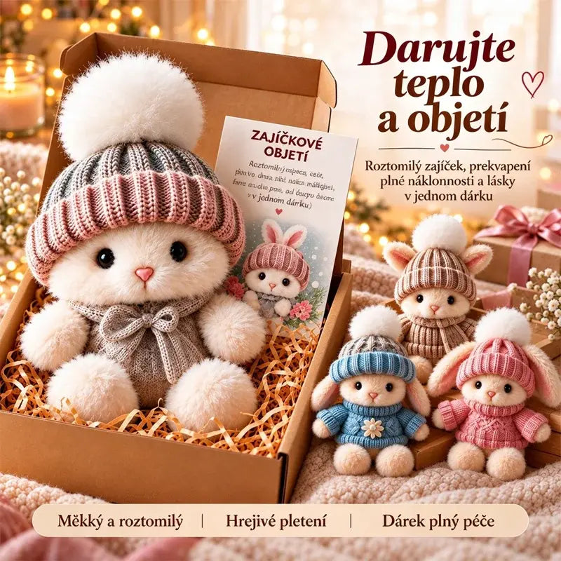 🎁🐇Mini plüss nyuszi - aranyos húsvéti ajándék
