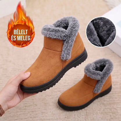 👢【36-43】✨Belebújós szőrme szegélyes női hótaposó😍