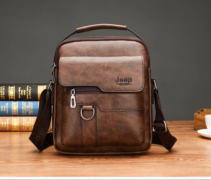 🔥【Agotado pronto】Bolso de moda casual de piel de vaca para hombre