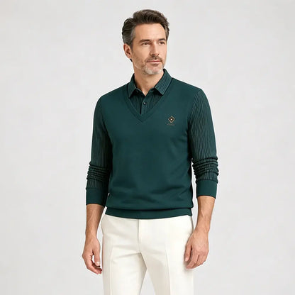 🔥👔【M-4XL】Moški dvodelni komplet iz vrhunskega kašmirja
