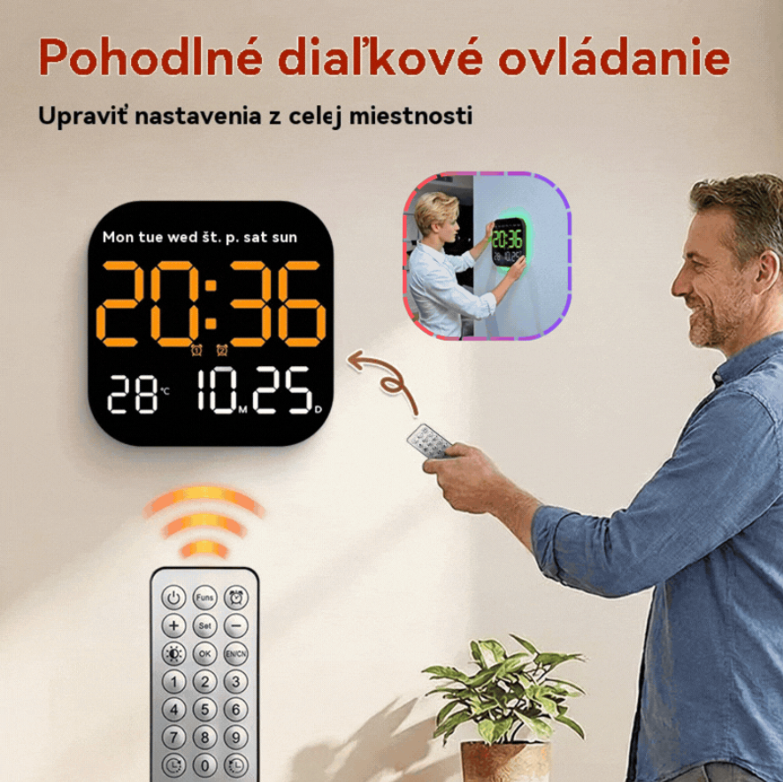 🕰️50 000 eladott darab! Digitális óra otthoni és irodai használatra egyaránt, búcsút inthetsz a bosszantó ébresztőóráknak! Megbízható társ a mindennapokban. 🌙