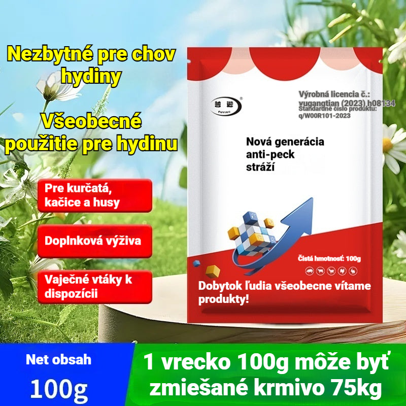 🐔【Kúpte 1, dostanete 1 zadarmo】🐓Veterinárny doplnok stopových prvkov proti klovaniu, vhodný pre sliepky, kačice, husi a tie, 🐣ktoré klujú pri vetracom otvore, perie alebo vajciach.