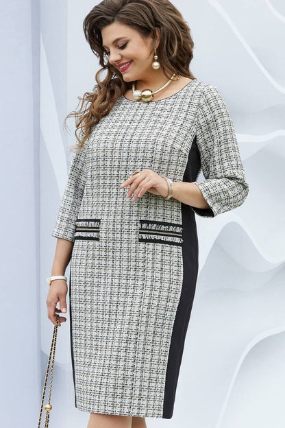 🍃【S-5XL】🍂Késő őszi stílusú kockás ruha
