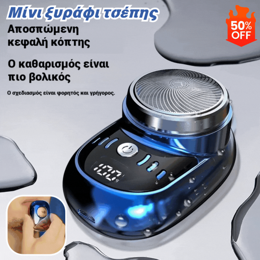 🔥2 kusy 26 eur🔥Kupte 1 a dostanete 1 zdarma🔥Mini holicí strojek, přenosný dobíjecí omyvatelný elektrický holicí strojek👨‍💼