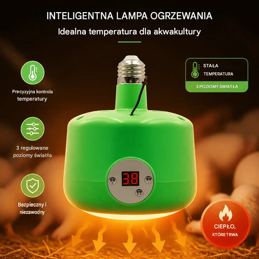 🌈🐣 Inteligentna lampa grzewcza o stałej temperaturze dla zwierząt hodowlanych🌡️