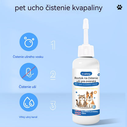 🐶🐱 Čistič uší na zmiernenie svrbenia uší u psov a mačiek.