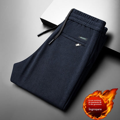 👖【L-5XL】Pánske jesenné/zimné zamatové tepláky, voľné nohavice na voľný čas
