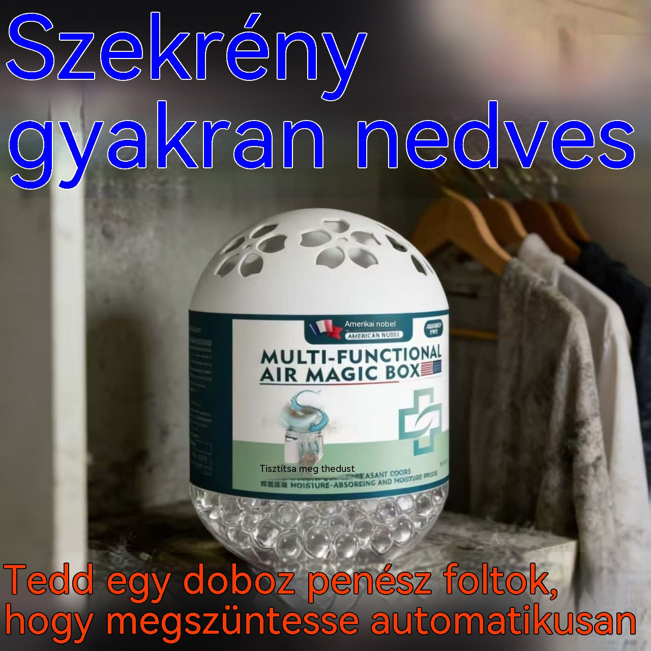 【🔥Hot Eladó】Beltéri levegőtisztító por eltávolító varázsdoboz