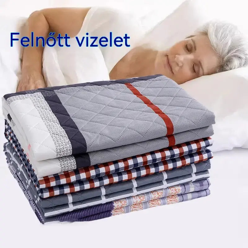【Vásároljon 1-et, kap 1-et ingyen】🛌 4 rétegű, mosható és légáteresztő felnőtt pelenkaápoló betét
