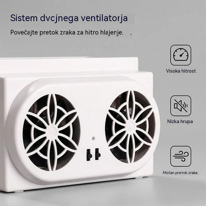 50 % POPUSTA🌀Ventilator za avto na sončno energijo