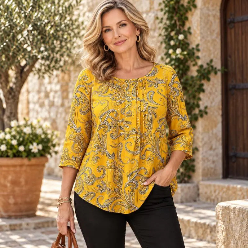 【1XL–5XL / 6 szín】Női plus size hosszú ujjú ing – Laza és kényelmes őszre és télre