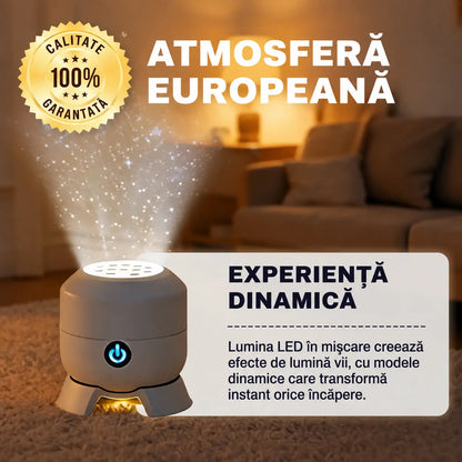 💖🌙 [Féláron] Forgó LED-es vetítőlámpa, 2026-os modell ☁️🔥✨