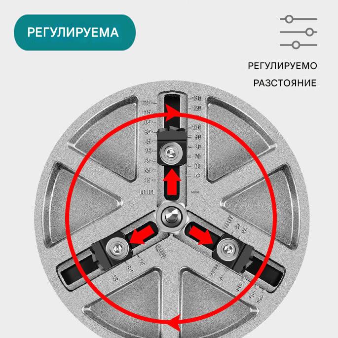 Регулируем диаметър на триона за дупки 45mm-130mm Дървообработващ режещ инструмент Трион за дупки