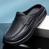 【39-45】Téli férfi alkalmi minimalista minimalista félig szandálok