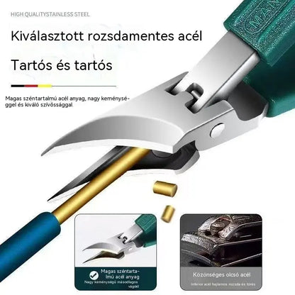 🙌【3 darabos készlet】✂️💅 Új ultravékony ferde körömvágó olló, otthoni körömápolási eszközök