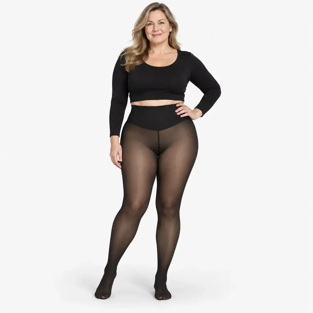 ✨【XS–3XL / 4 szín】Tél se legyen akadály! Meleg harisnya, ami bőrnek látszik 🥰