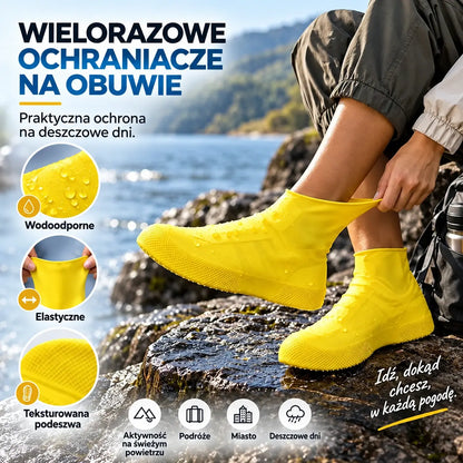 🌧️ Chroń swoje buty przed zamoczeniem! Wysokiej jakości wodoodporne ochraniacze na buty — antypoślizgowe, wytrzymałe i składane, idealne do noszenia w torbie.