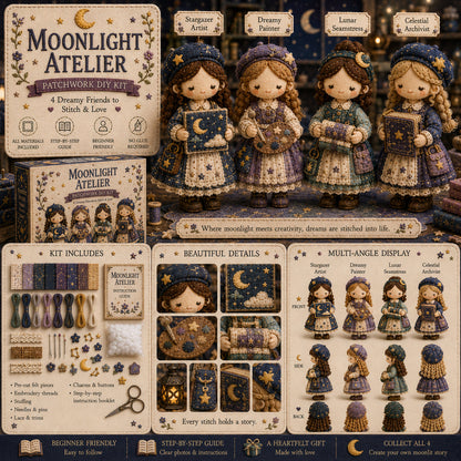 Poslední den: Využijte slevu 49 %!  Miniaturní patchworková sada ze série Miniature World.