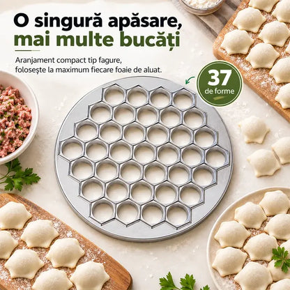 🥟 Pripremite okruglice u tren oka! Kalup i rezač za okruglice s 37 otvora! Oblikujte 37 jednakih okruglica jednim pritiskom – učinkovito, brzo i jednostavno za čišćenje!