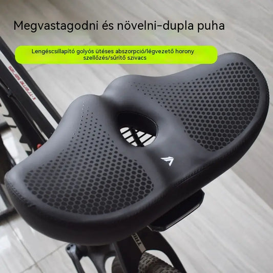 🚲Új túlméretezett kerékpár nyeregpárna – vastagított és vízálló.