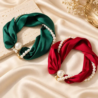 ✨ Perlový náhrdelník a magnetický šátek v jednom! Rychlé magnetické zapínání · Odnímatelné provedení · Francouzská elegance a všestranný styl! Speciální nabídka: Kupte jeden a druhý získáte zdarma!