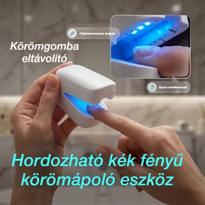 💯👍Hordozható kék fényű körömápoló eszköz,Az onychomycosis kezelése