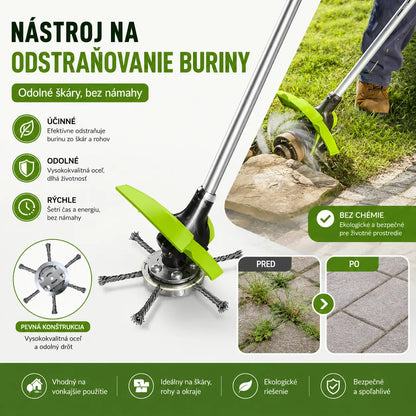 🔥🌿2 kusy🔥 Vymeniteľná kosačka na kosačku/krovinorez - Oceľová kosačka na kosenie trávy 🌿✂️⚙️