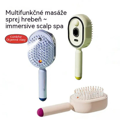 Elektromos permetező párnás masszázsfésűvel