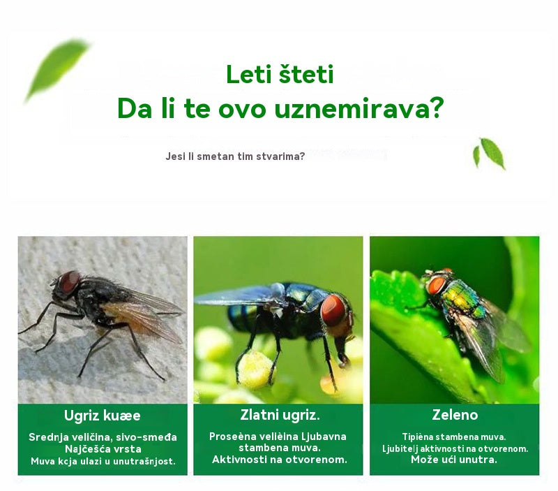 🦟【3 vrećica】❤️Posebno dizajnirano za ubijanje komaraca i muha na farmama, jedno pakiranje ubija buhe/skakavce/žohare/muhe/komarce!