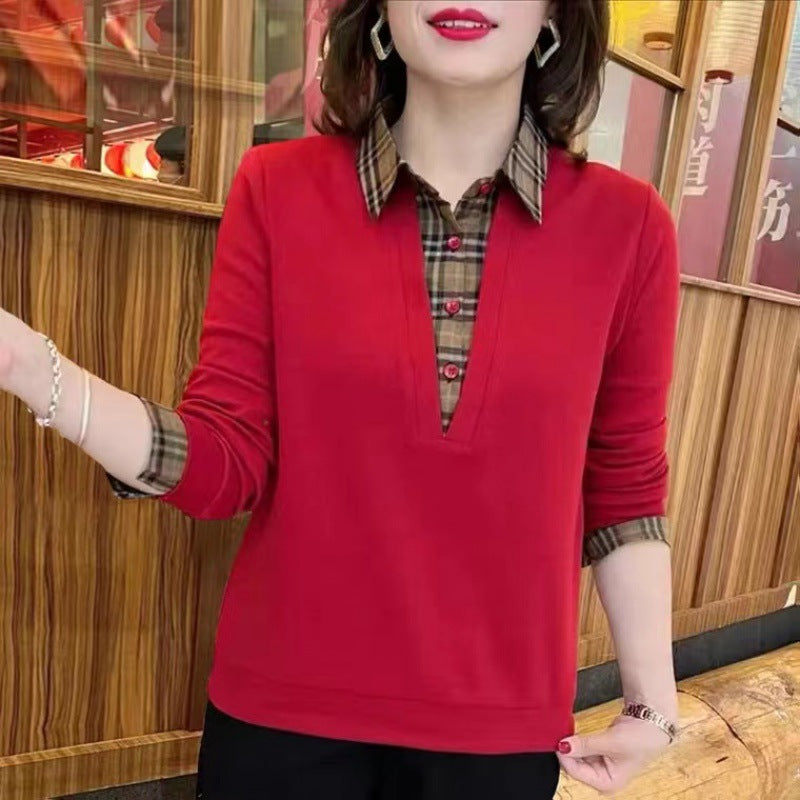 🔥 【M-5XL】2026.Baršunasta modna patchwork košulja novog stila