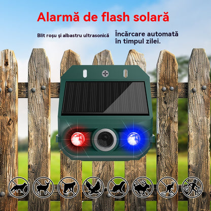 🔥Ovocný sad jazierko ryžové pole solárny zvukový a svetelný alarm Odpudzovač vtákov alarm
