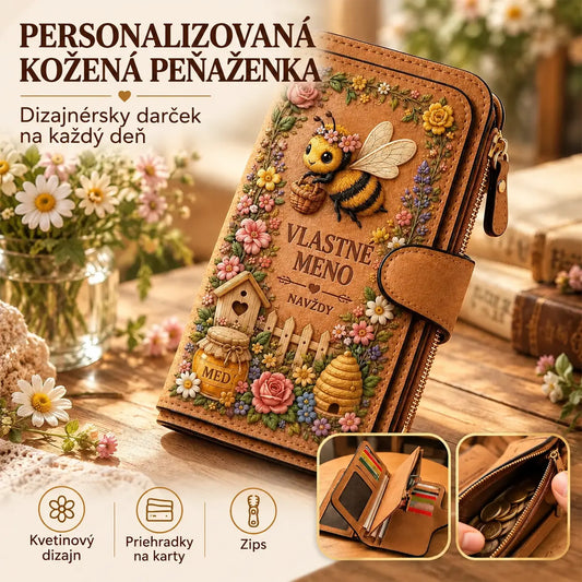 💰💰Personalizovaná peňaženka s motívom záhrady
