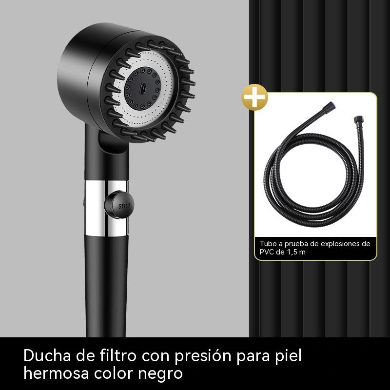 🚿🔥Cabezal de ducha de alta presión y masaje 6 en 1