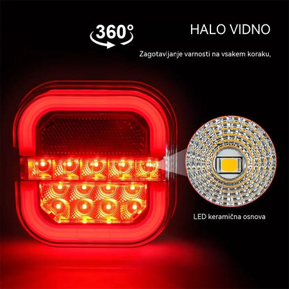 【Univerzalne 12V/24V】 LED luči za prikolico