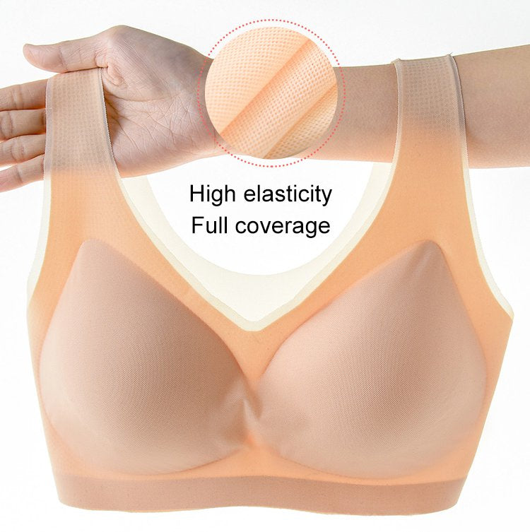 [M-5XL] Ultratenká bezšvová podprsenka z ľadového hodvábu 【Balíčky so zľavou】