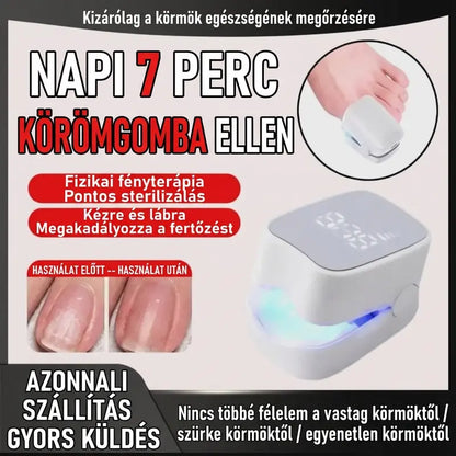 【🔥Top Eladó】2026 Új körömgomba kezelő eszköz, ultraibolya körömfény terápiás lámpa