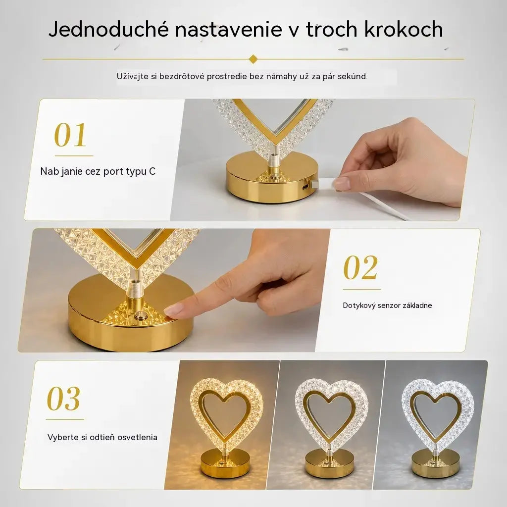 📢📢 Zľava 50 %! ✨ Sklenené nočné svetlo s geometrickým dizajnom: dotykové ovládanie, 3 farby, nabíjanie cez USB, 🏠 útulné osvetlenie spálne.